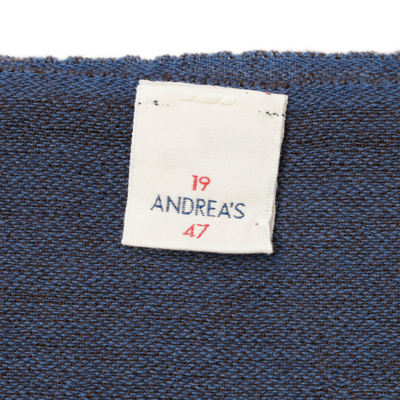 19 ANDREA'S 47 アンドレアズ 1947 ストール カシミヤ 大判 2トーン